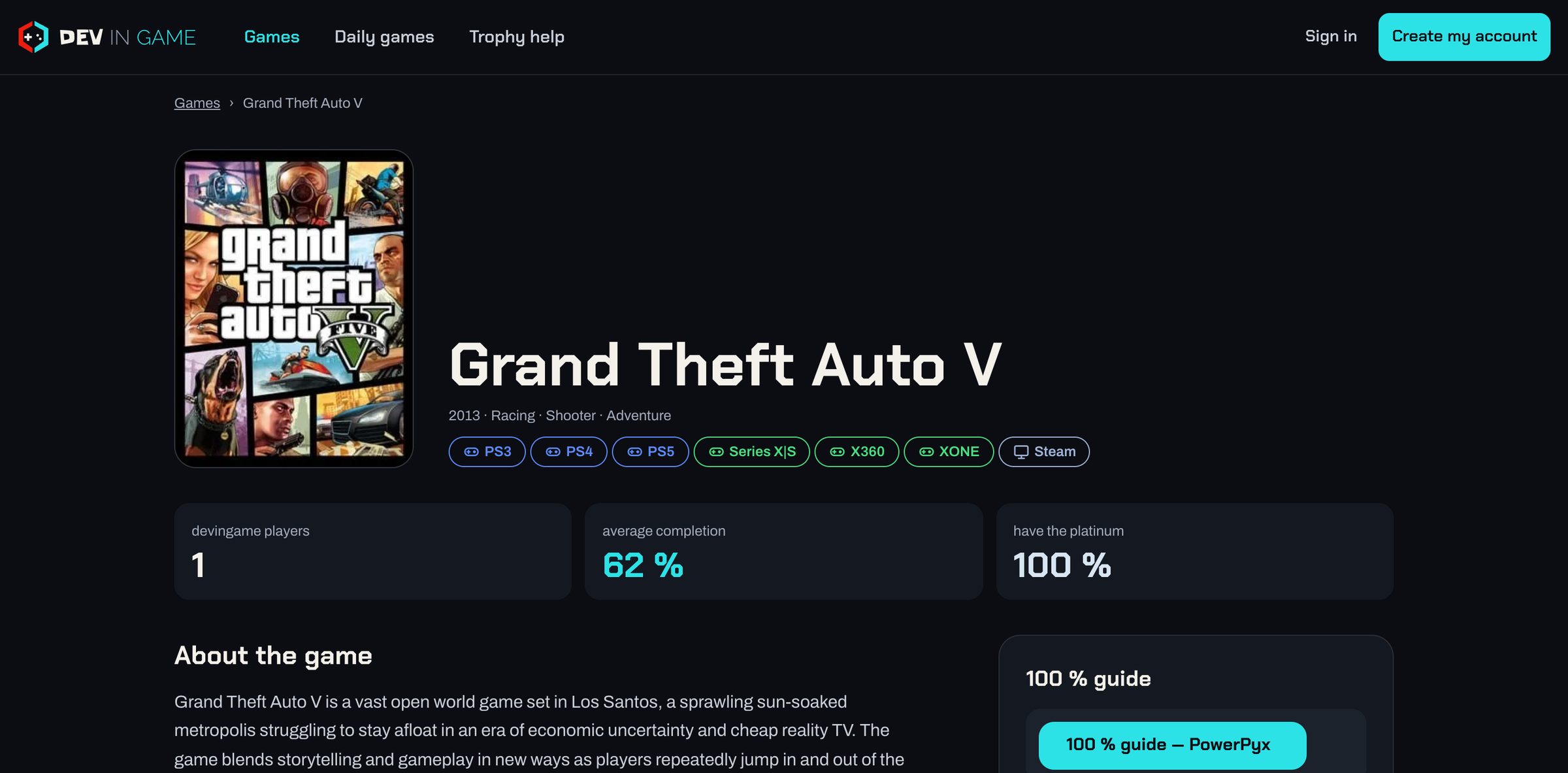 DEV IN GAME