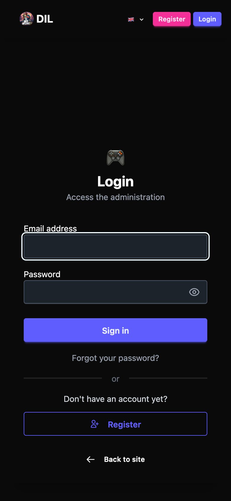 Sign in