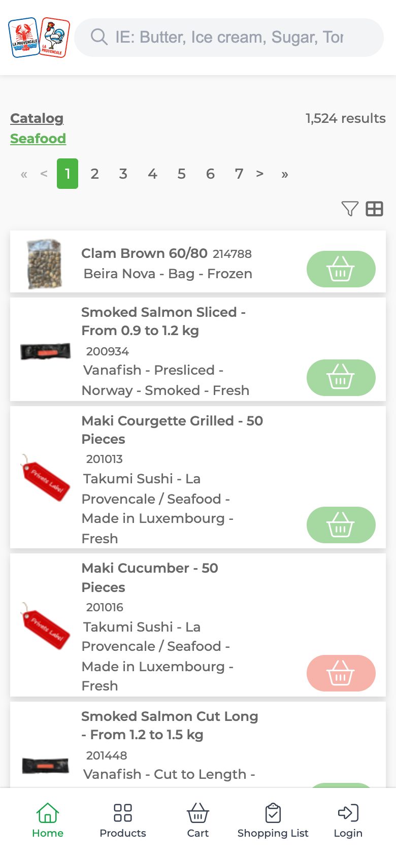 Seafood