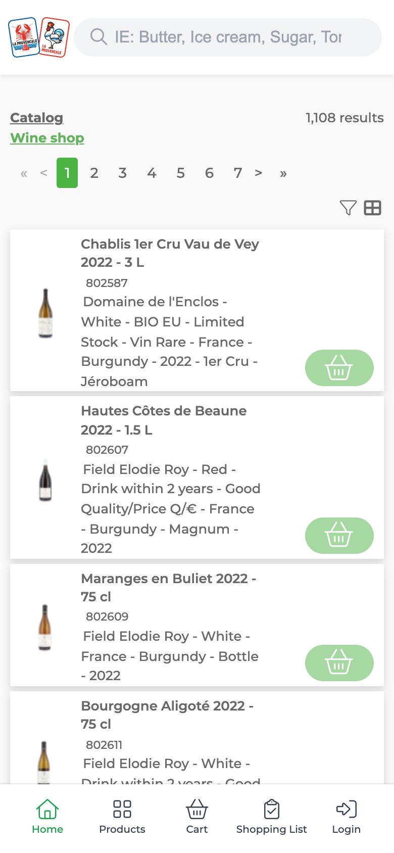 Wine shop