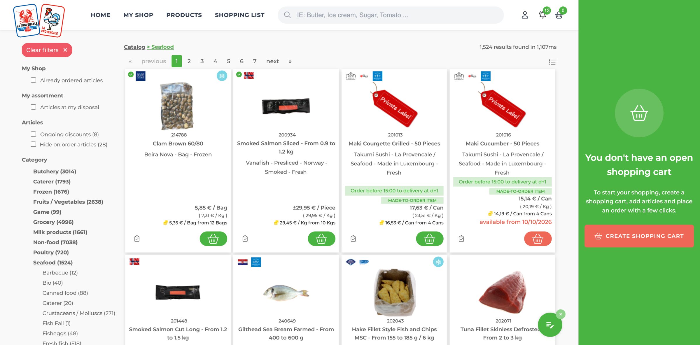 La Provençale Webshop